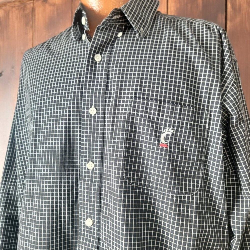 Vintage Cincinnati Bearcats Cotton Button Down Shirt Men Large College Football